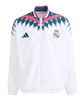 adidas Real Madrid Stadium Track Jacke Kids Weiß - weiss