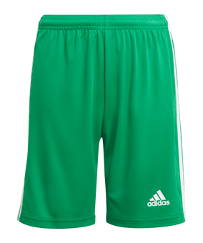 adidas Squadra 21 Short Kids Grün Weiss - gruen
