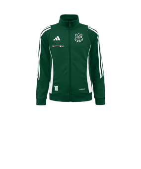 adidas Tiro 24 Trainingsjacke Kids Grün Weiss