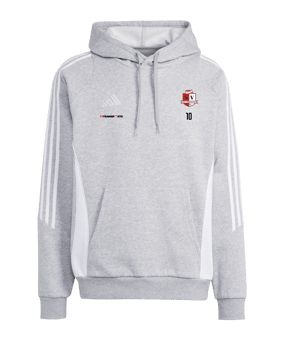 adidas Tiro 24 Hoody Grau Weiss 