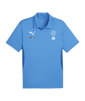 PUMA teamGOAL Poloshirt Blau F02