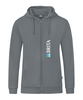 JAKO Organic Kapuzenjacke Grau F840
