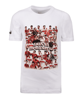 Nike TFF Türkei Unity T-Shirt Kids Weiß Ftffcz0909unityweiss