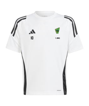 adidas Tiro 24 Trikot Kids Weiss Schwarz
