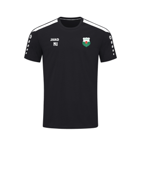 JAKO Power T-Shirt Schwarz Weiss F800