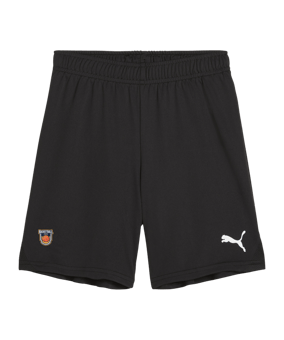 PUMA teamGOAL Short Kids Schwarz Weiss F03