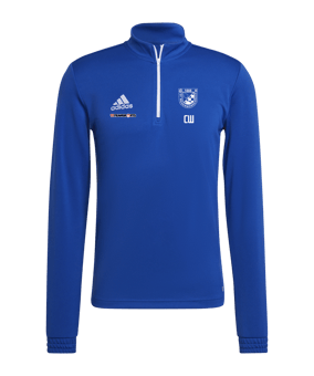 adidas Entrada 22 HalfZip Sweatshirt Blau Weiss
