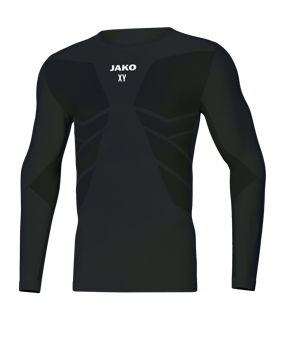 JAKO Comfort 2.0 langarm Schwarz F08