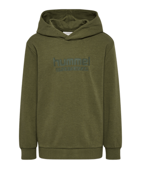 Hummel Base Hoody Kids Grün F6603 - gruen