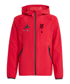 adidas Tiro Travel Windjacke Kids Rot