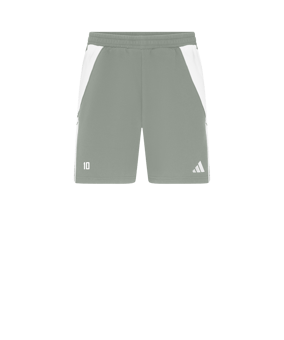 adidas Tiro 24 Short Grau Weiss