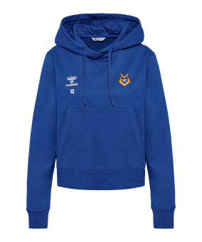 Sweat à capuche Hummel GO 2.0 femmes bleus F7045 