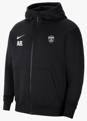 Nike Park 20 Fleece Kapuzenjacke Kids Schwarz F010