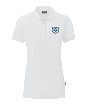 JAKO Organic Poloshirt Damen Weiss F000