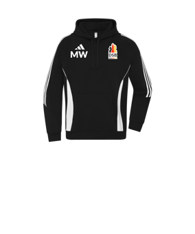 adidas Tiro 24 Hoody Kids Schwarz Weiss