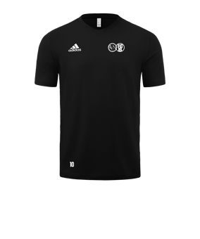 adidas Entrada 22 T-Shirt Schwarz