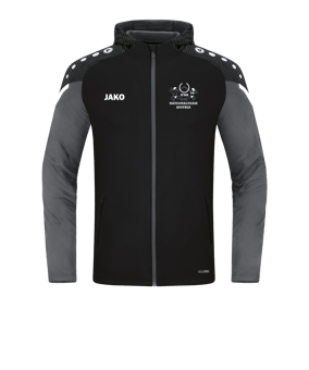 JAKO Performance Kapuzenjacke Schwarz F804