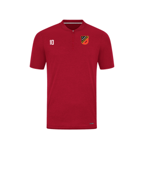 JAKO Pro Casual Poloshirt Rot F141