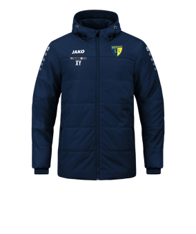 JAKO Team Coach Kapuzenjacke Blau F900