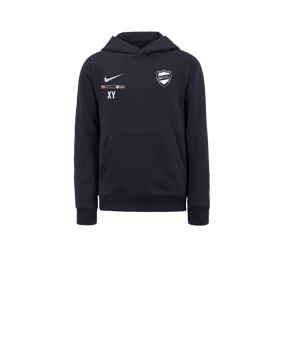 Nike Park 20 Fleece Hoody Kids Blau Weiss F451