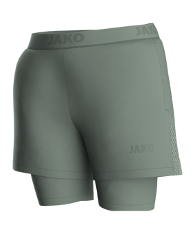 JAKO Power 2in1 Short Damen Grün F237 - gruen