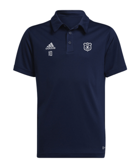 adidas Entrada 22 Poloshirt Kids Dunkelblau