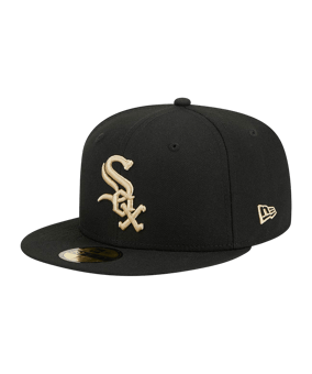 New Era Chicago White Six 59Fifty Cap Schwarz - schwarz