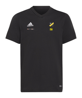 adidas Entrada 22 T-Shirt Kids Schwarz