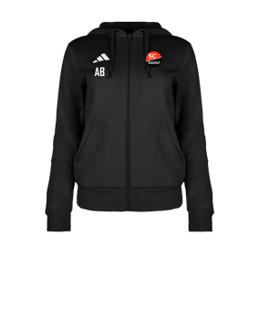 adidas Entrada 26 Kapuzenjacke Damen Schwarz