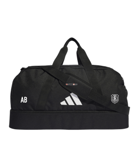 adidas Tiro League Duffel Bag Gr. M Schwarz Weiss