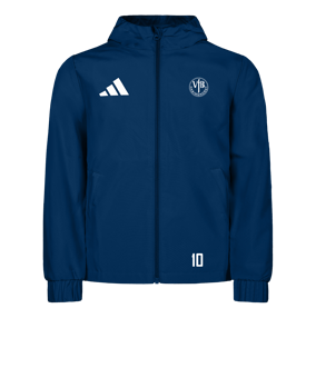 adidas Entrada 26 Regenjacke Dunkelblau