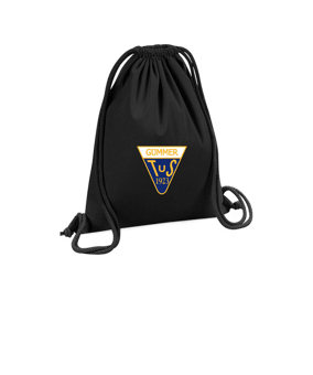 Merch Organic Premium Cotton Gymsack Black | logo4c