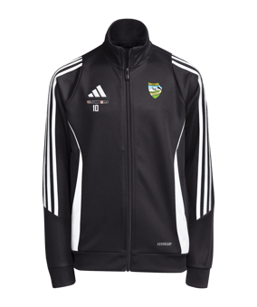 adidas Tiro 24 Trainingsjacke Kids Schwarz Weiss