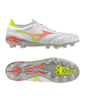 Mizuno Morelia Neo V B Pro FG Prism Bianco C54 - bianco