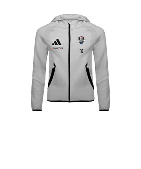 adidas Tiro Travel Hoody Kids Grau