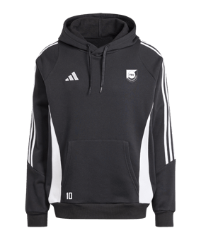 adidas Tiro 24 Hoody Schwarz Weiss