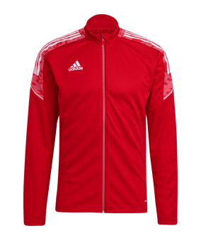 adidas Condivo 21 Trainingsjacke Rot Weiss - rot