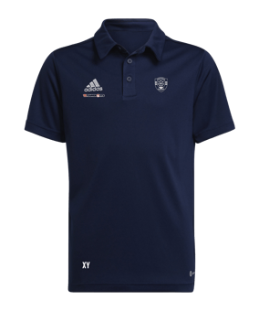 adidas Entrada 22 Poloshirt Kids Dunkelblau