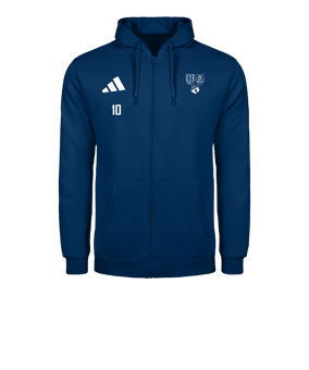 adidas Entrada 26 Kapuzenjacke Blau