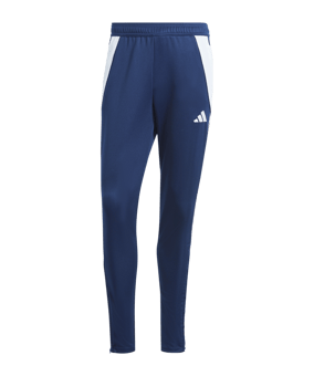 adidas Tiro 24 Trainingshose Blau Weiss - blau