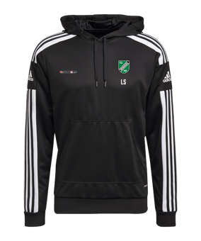 adidas Squadra 21 Hoody Schwarz Weiss