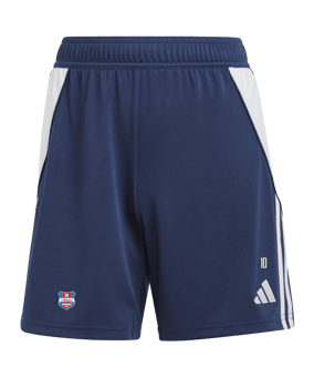 adidas Tiro 24 Short Damen Blau Weiss