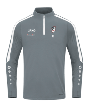 JAKO Power Sweatshirt Kids Grau Weiss F840