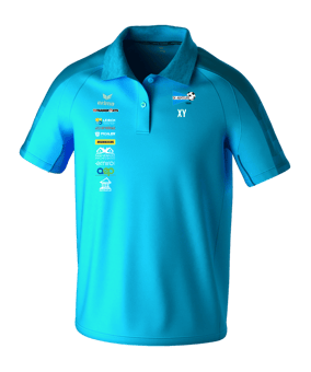Erima Evo Star Poloshirt Blau