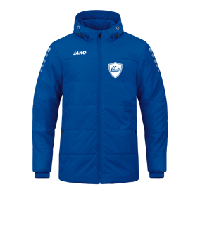 JAKO Team Coach Kapuzenjacke Blau F400