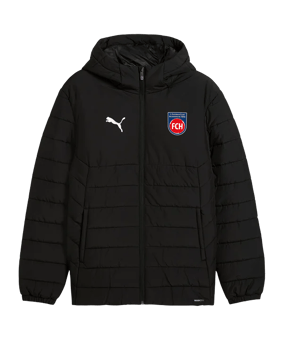 PUMA 1.FC Heidenheim Winterjacke Schwarz F03 - schwarz