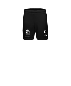 PUMA teamRISE Short Kids Schwarz Weiss F04