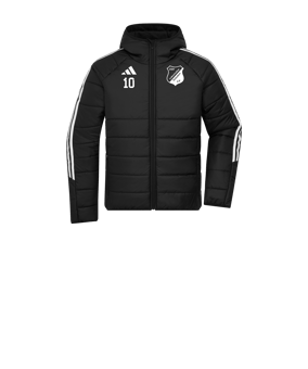 adidas Tiro 24 Winterjacke Kids Schwarz Weiss