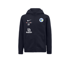 Nike Park 20 Fleece Kapuzenjacke Kids Blau F451