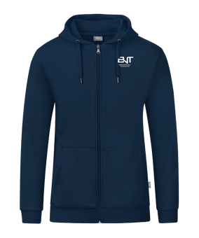 JAKO Organic Kapuzenjacke Blau F900